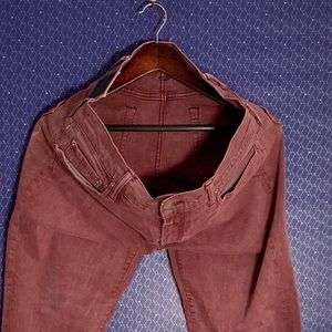 Abercrombie & Fitch Men’s 36/32 plum skinny jeans